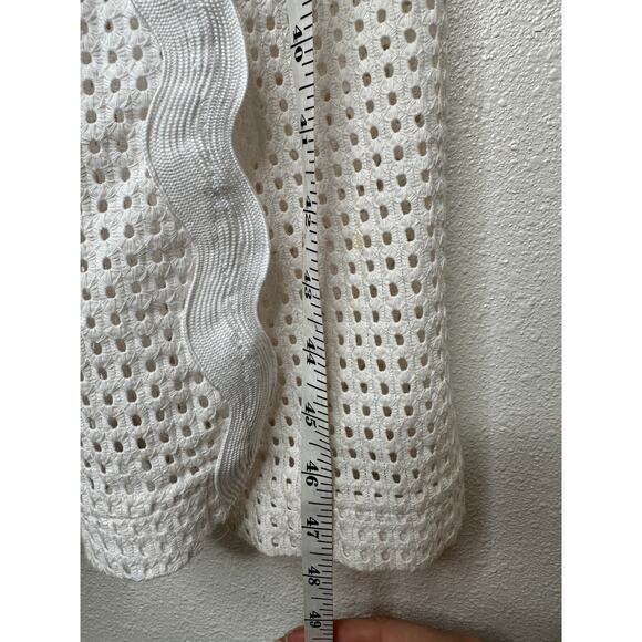 Alice McCall Daybreak White Ivory Broderie Lace Midi with Slip Dress 2 - Picture 14 of 16